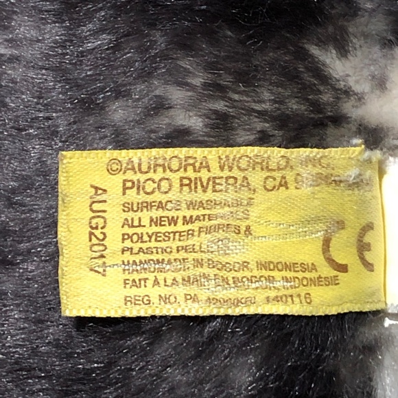 Siberian Husky Plush Puppy Dog plush Miyoni Tots Aurora - Picture 11 of 14